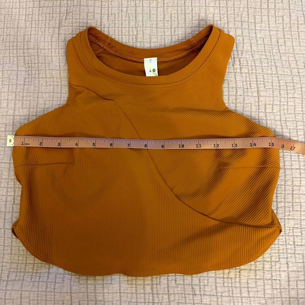 Lululemon ribbed long line yoga bra